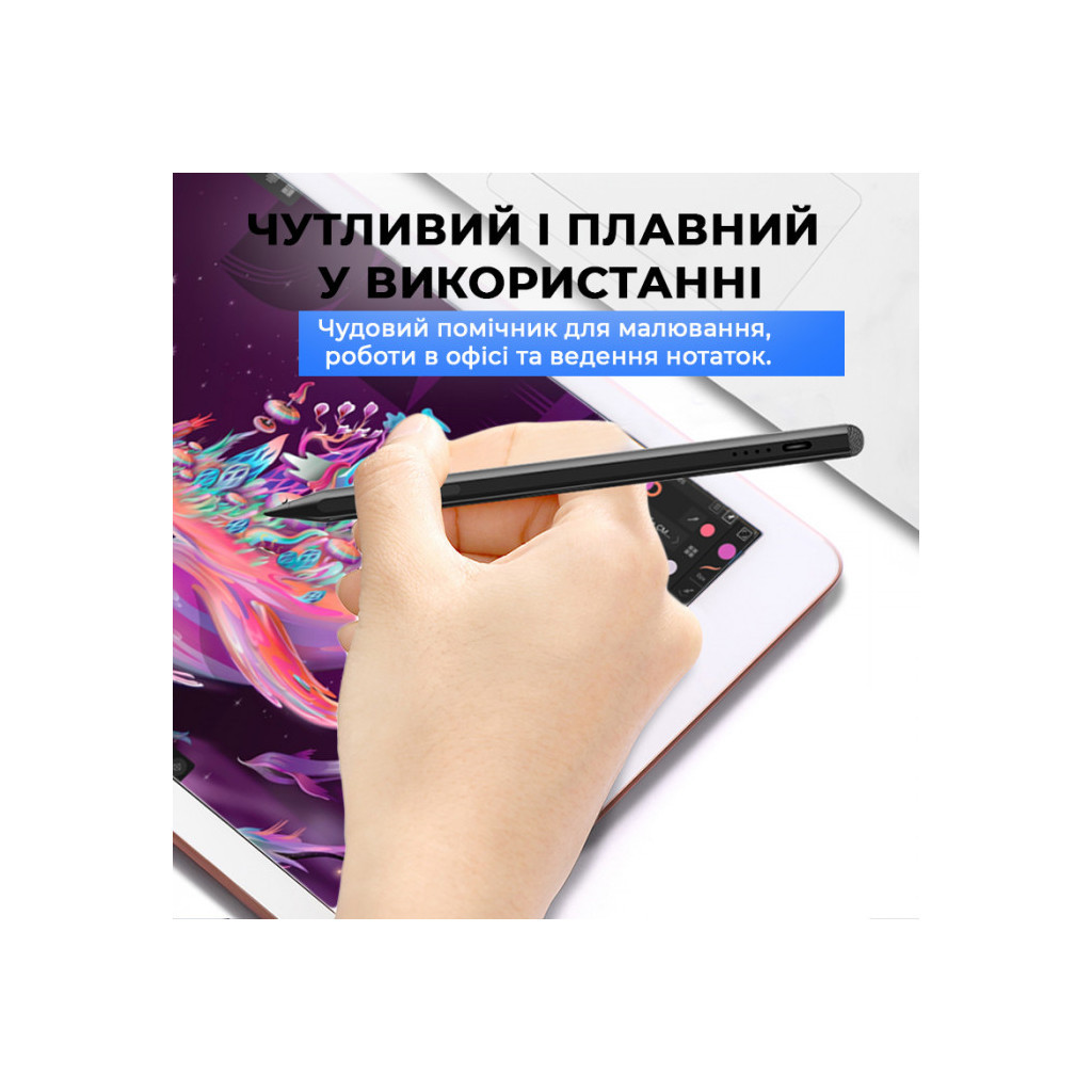 Стилус AirOn AirPen 2 для ємнісного дисплею Black (6126755803228) - изображение 10