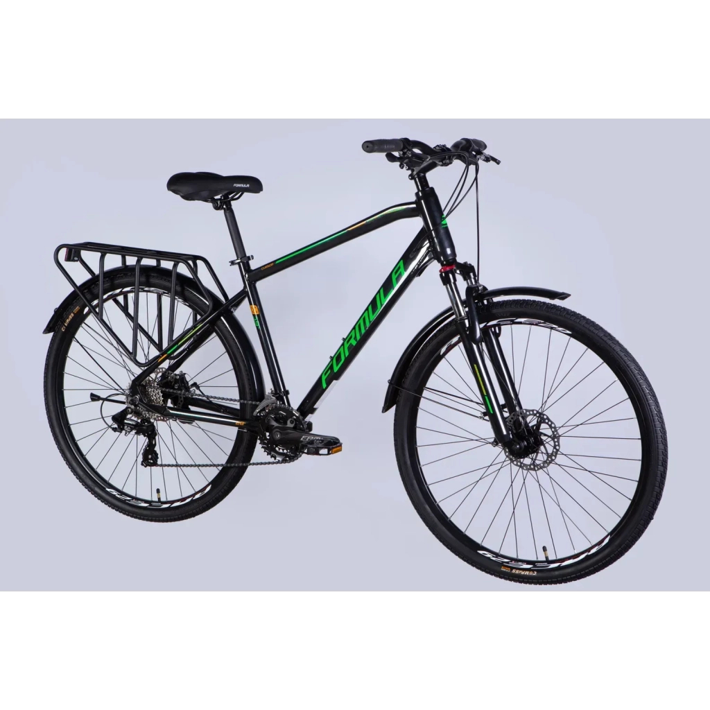 Велосипед Formula 28" CURSOR MAN DD рама-19" AL 2025 чорно-зелений (OPS-FR-28-043) - зображення 6