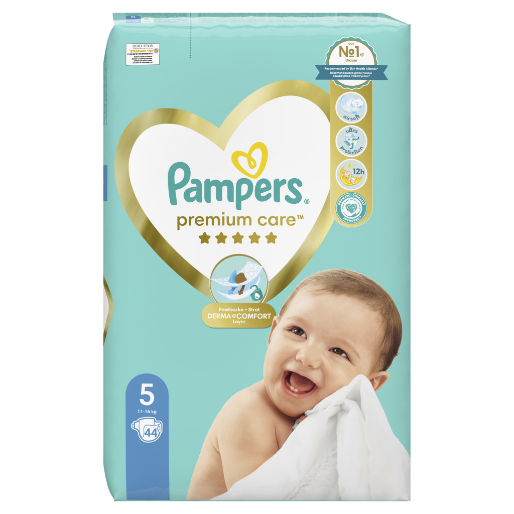 Підгузки Pampers Premium Care Junior 5 (11-16 кг) 44шт (4015400278870) - зображення 2