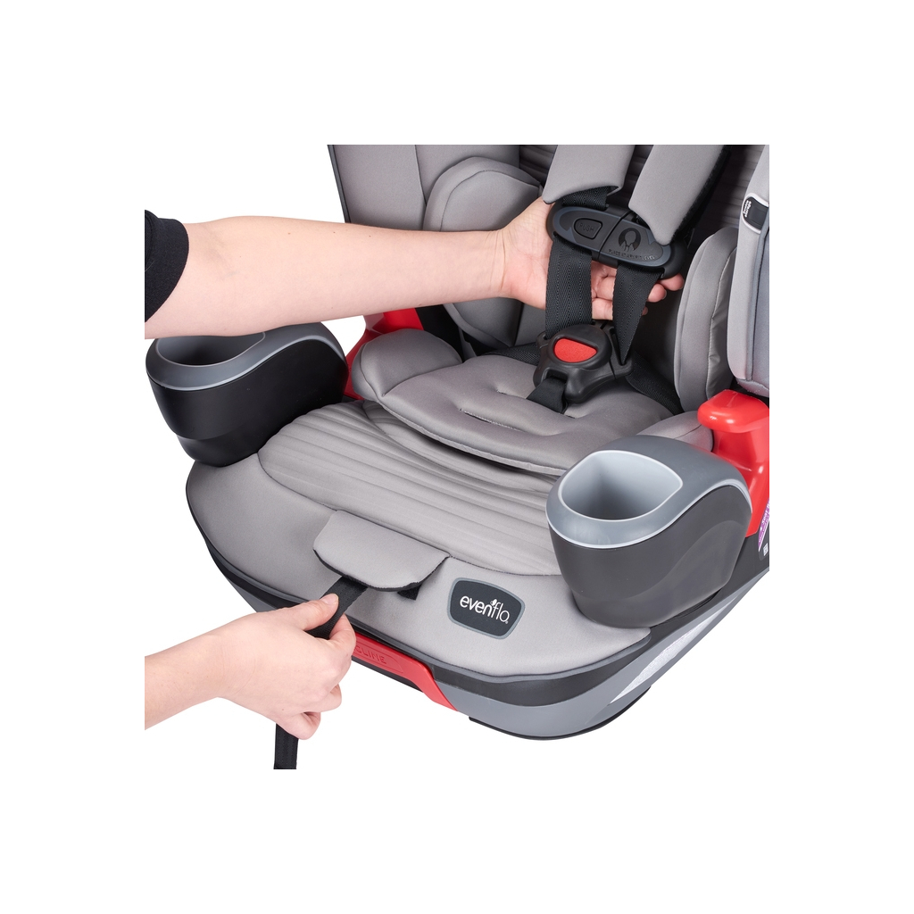 Автокрісло Evenflo Evolve Platinum Charcoal Stripe (032884194322) - зображення 7