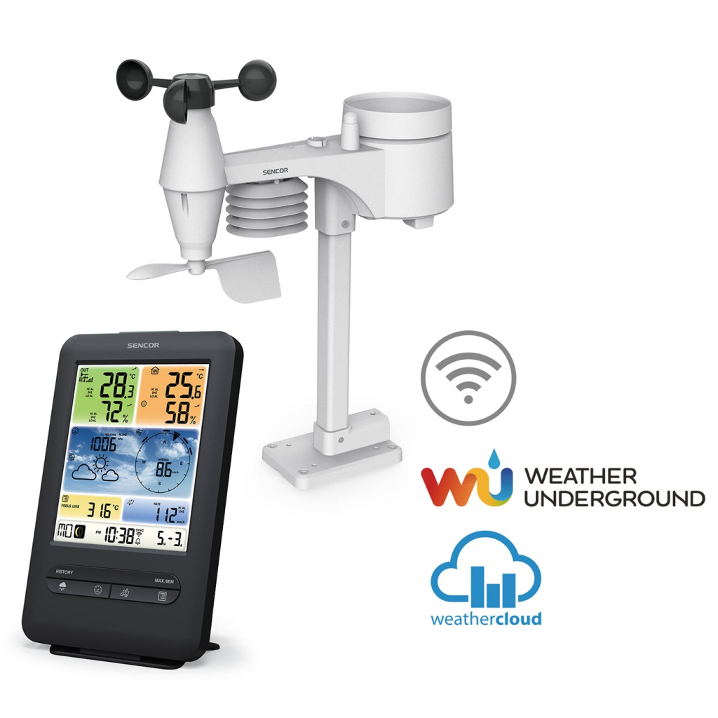 Метеостанція Sencor SWS9898WIFI - зображення 11