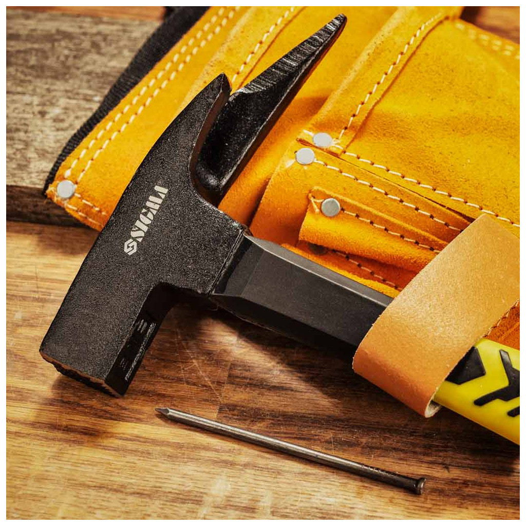 Молоток Sigma 600г покрівельника фібергласова ручка (4314011) - зображення 7