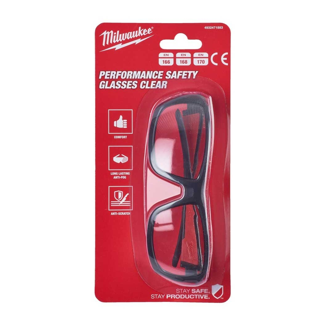 Захисні окуляри Milwaukee Performance, прозорі (4932471883) - зображення 4