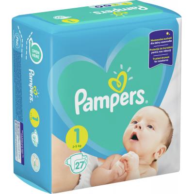 Підгузки Pampers New Baby Newborn Розмір 1 (2-5 кг) 27 шт (8001090910080) - зображення 2