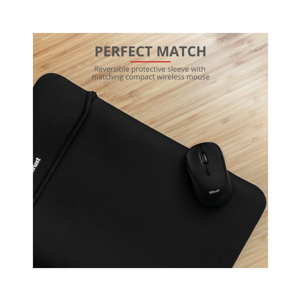 Чохол до ноутбука Trust 15.6" Yvo Mouse & Sleeve Black + mouse (23449) - зображення 14