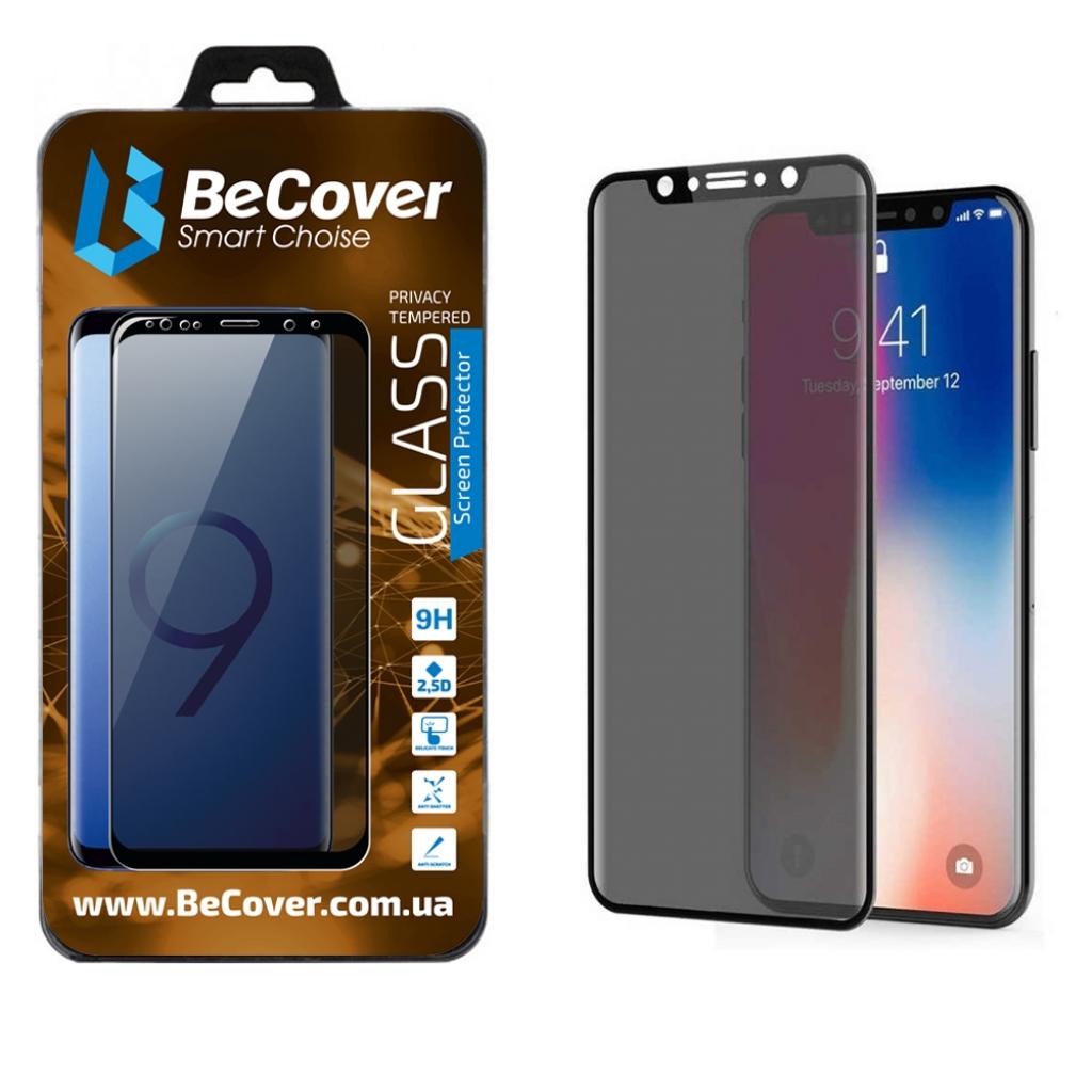Скло захисне BeCover Anti-spying Samsung Galaxy M10 SM-M105 Black (703918) - зображення 1