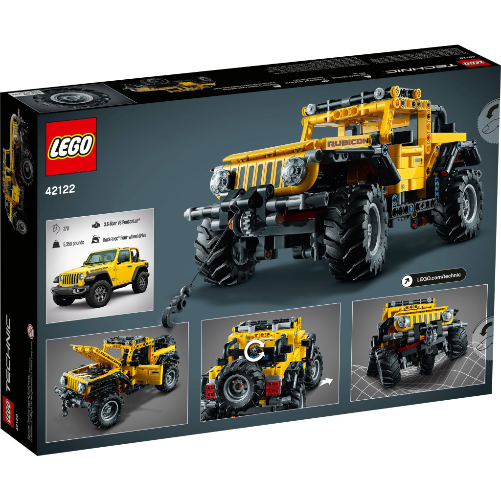 Конструктор LEGO Technic Jeep Wrangler 665 деталей (42122) - зображення 9