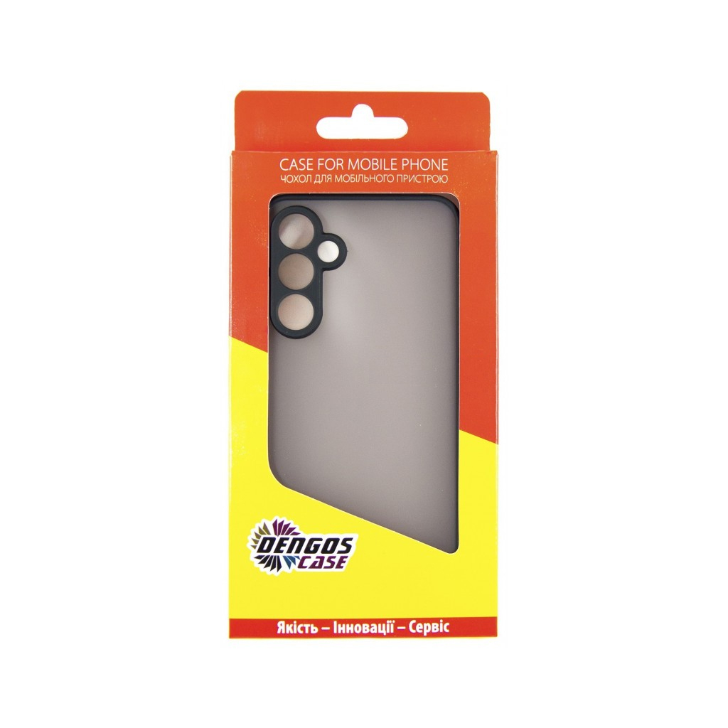Чохол до мобільного телефона Dengos Matte Samsung Galaxy A54 5G (black) (DG-TPU-MATT-120) - зображення 5
