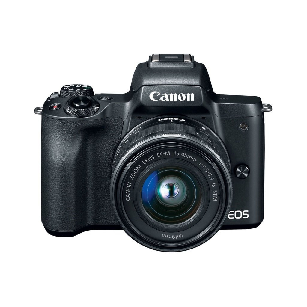 Цифровий фотоапарат Canon EOS M50 15-45 IS STM Web Kit Black (2680C060WRK) - зображення 4
