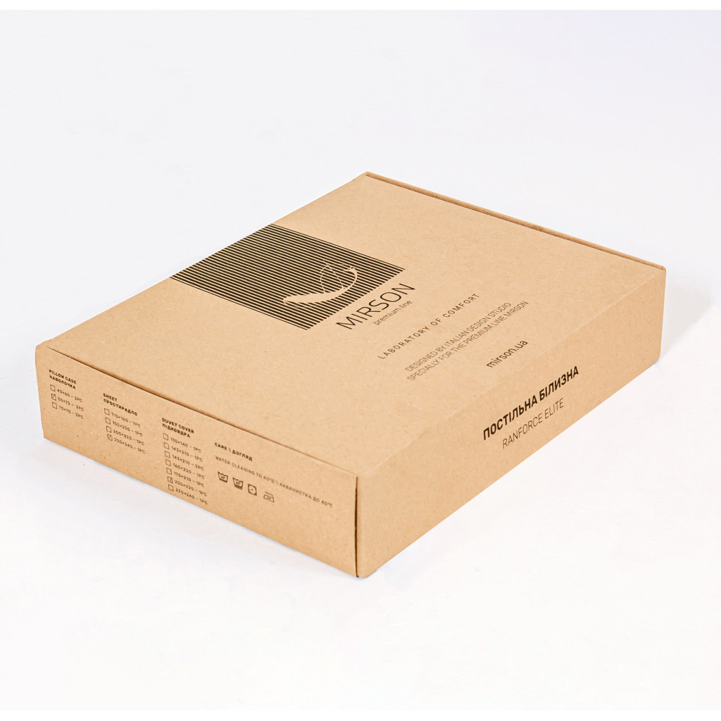 Постільна білизна MirSon Бязь Ranforce Elite 16-3310 Bernarda 143х210 (2200004669625) - зображення 9