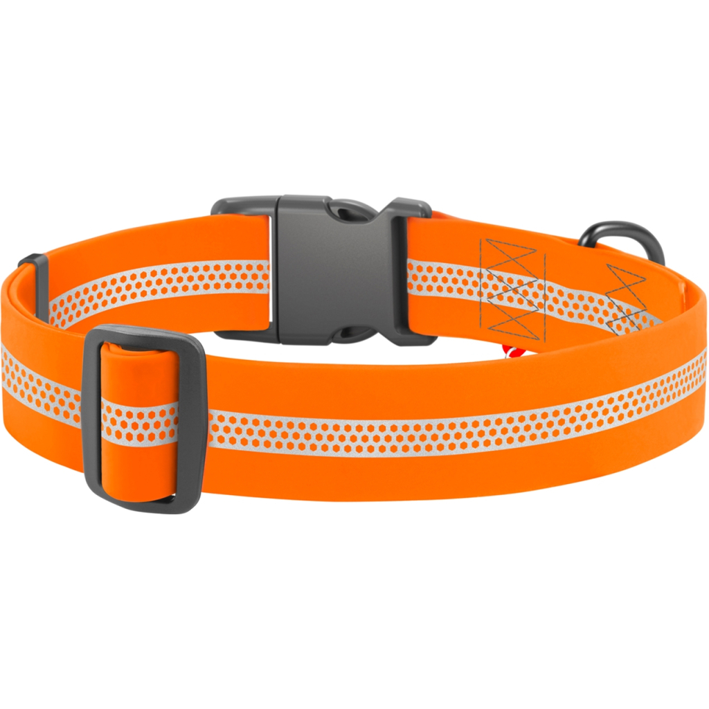 Нашийник для тварин WAUDOG Waterproof пластиковий фастекс XXL Ш 40 мм Д 46-70 см помаранчевий (25104) - зображення 2