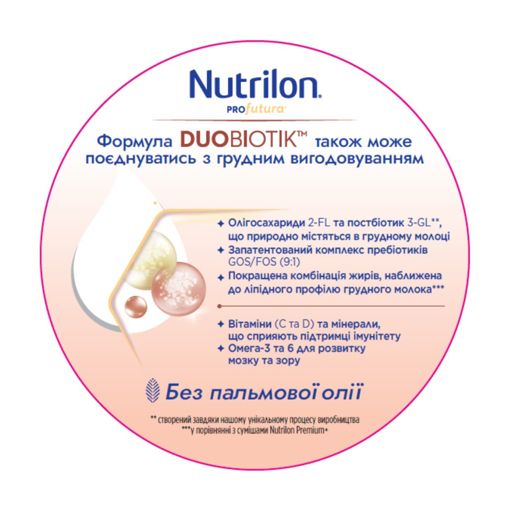 Дитяча суміш Nutrilon Profutura 3 для дітей від 12 до 24 місяців 800 г (8718117612109) - изображение 3