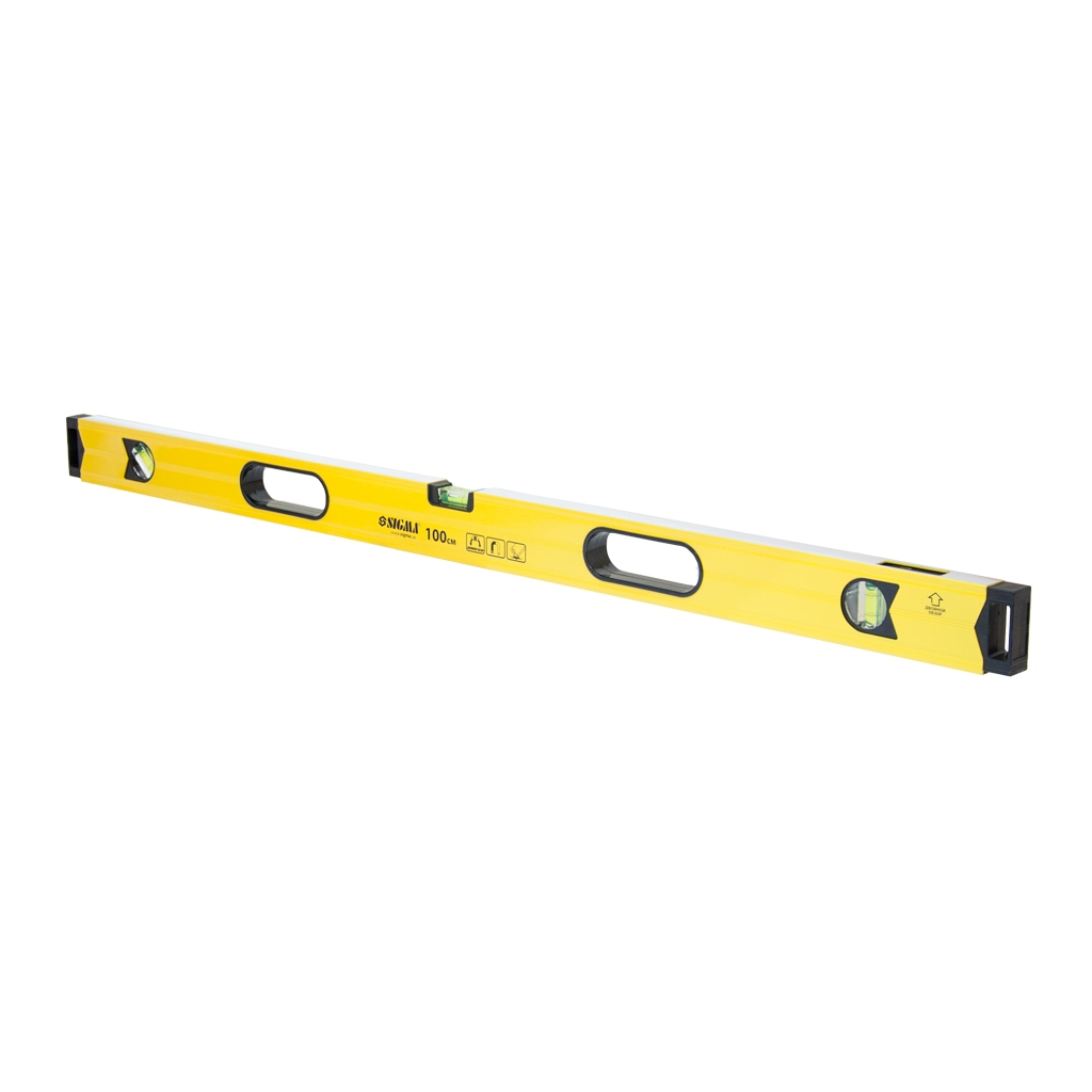 Рівень Sigma магнітний, 3 капсули + вічко 100см (3732101) - зображення 2