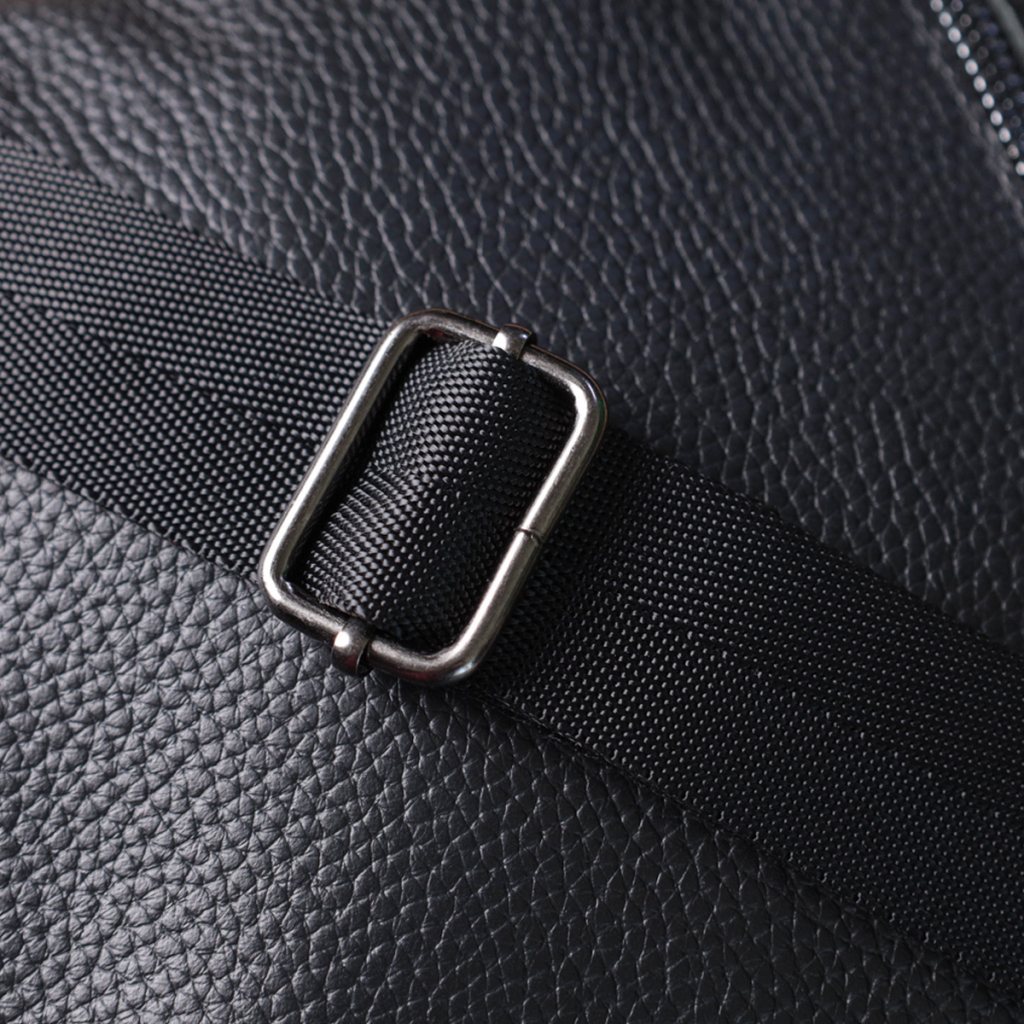 Сумка Shvigel З зернистої натуральної шкіри Чорна (22847) - зображення 11