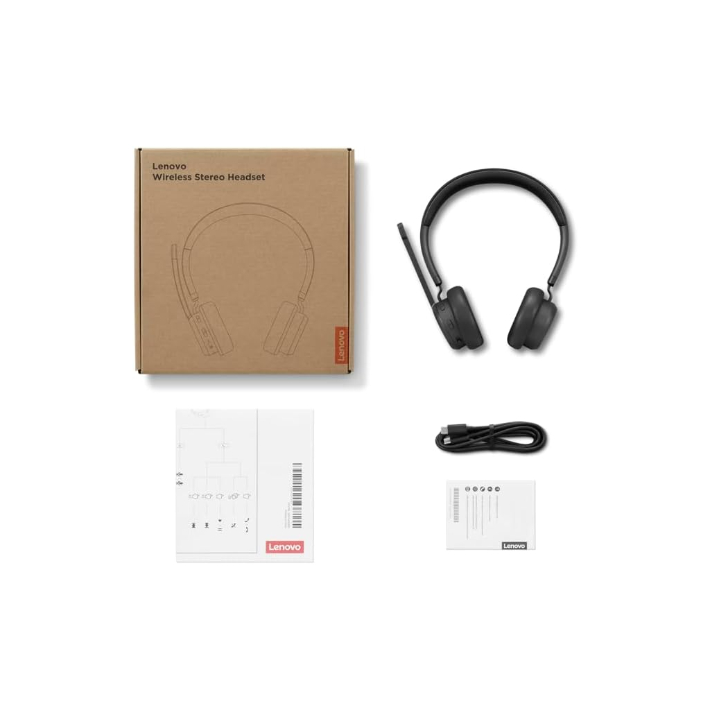 Навушники Lenovo Wireless Stereo Headset Black (4XD1Q30302) - зображення 3