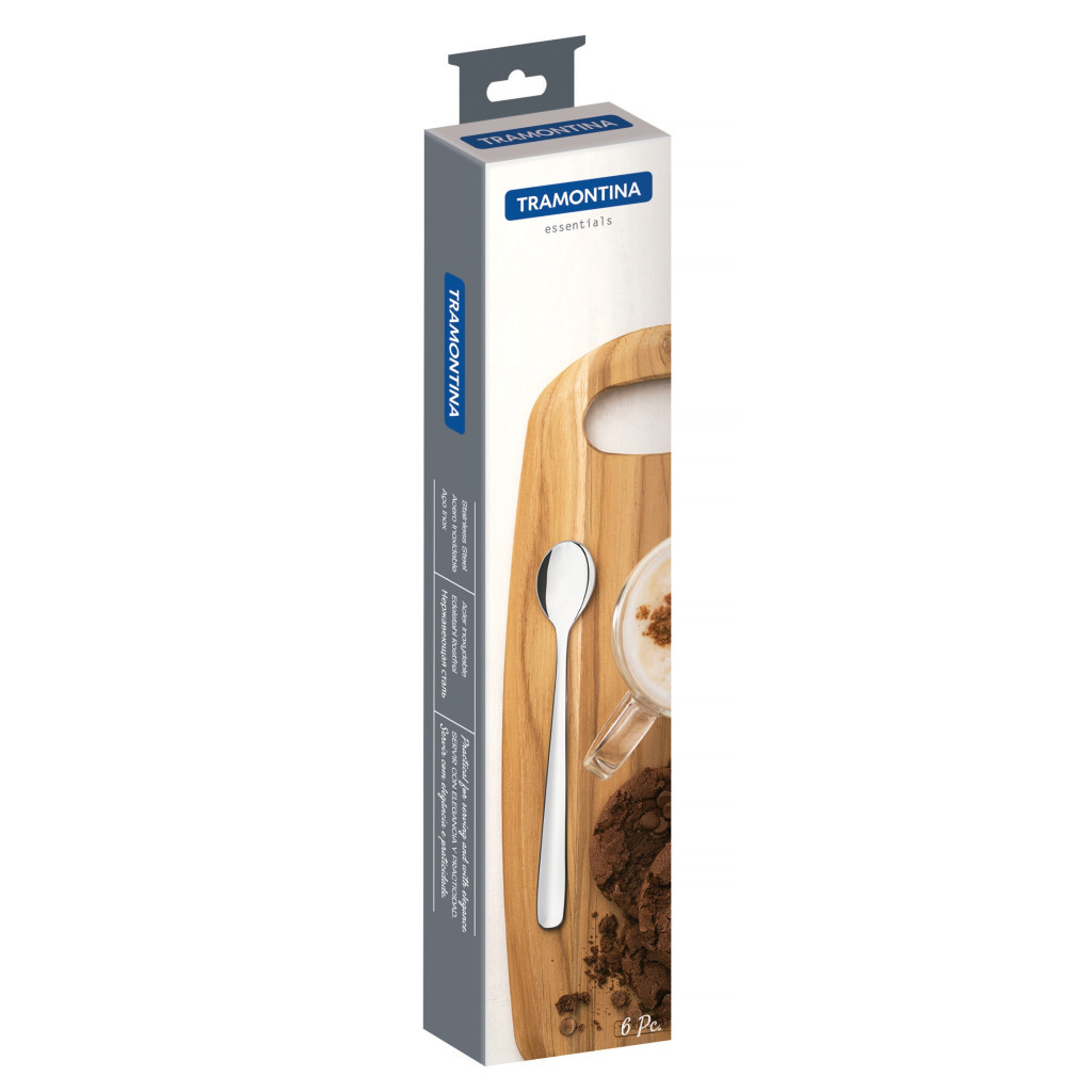 Чайна ложка Tramontina Essentials коктейльна 6 шт (66960/810) - зображення 4