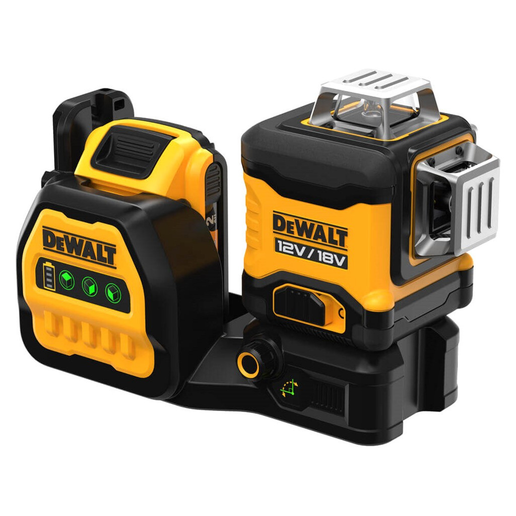 Лазерний нівелір DeWALT лінійний 10.8/12/18В XR Li-Ion, зелений промінь, 1x2Ah 18V, TSTAK (DCE089D1G18) - зображення 3