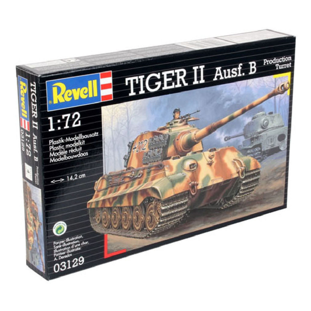 Збірна модель Revell Танк Тигр II рівень 4, 1:72 (RVL-03129) - зображення 1