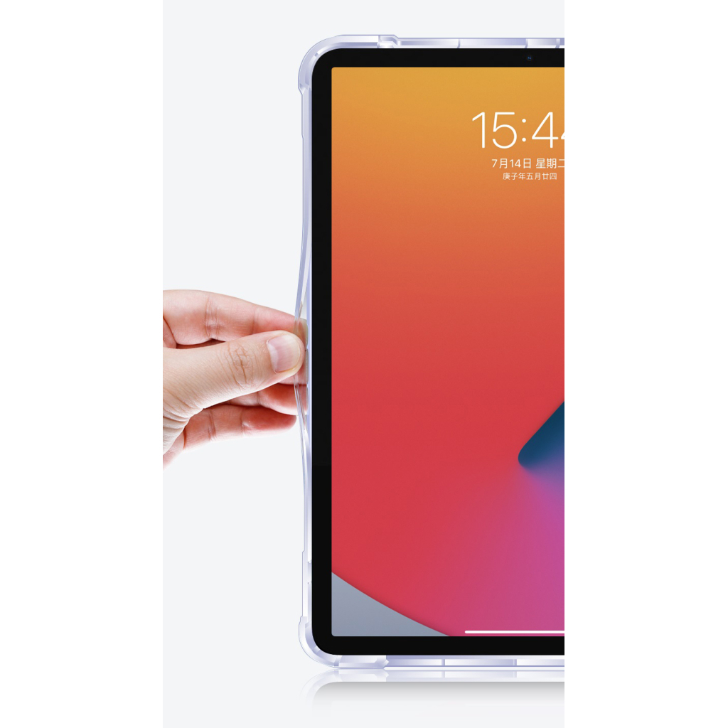 Чохол до планшета BeCover Soft TPU Pencil Apple iPad Air 4 10.9 2020/2021 Gray (706763) - зображення 6