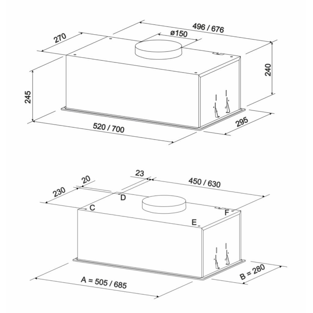 Витяжка кухонна Eleyus NAVIS 1200 LED 52 BL - зображення 12