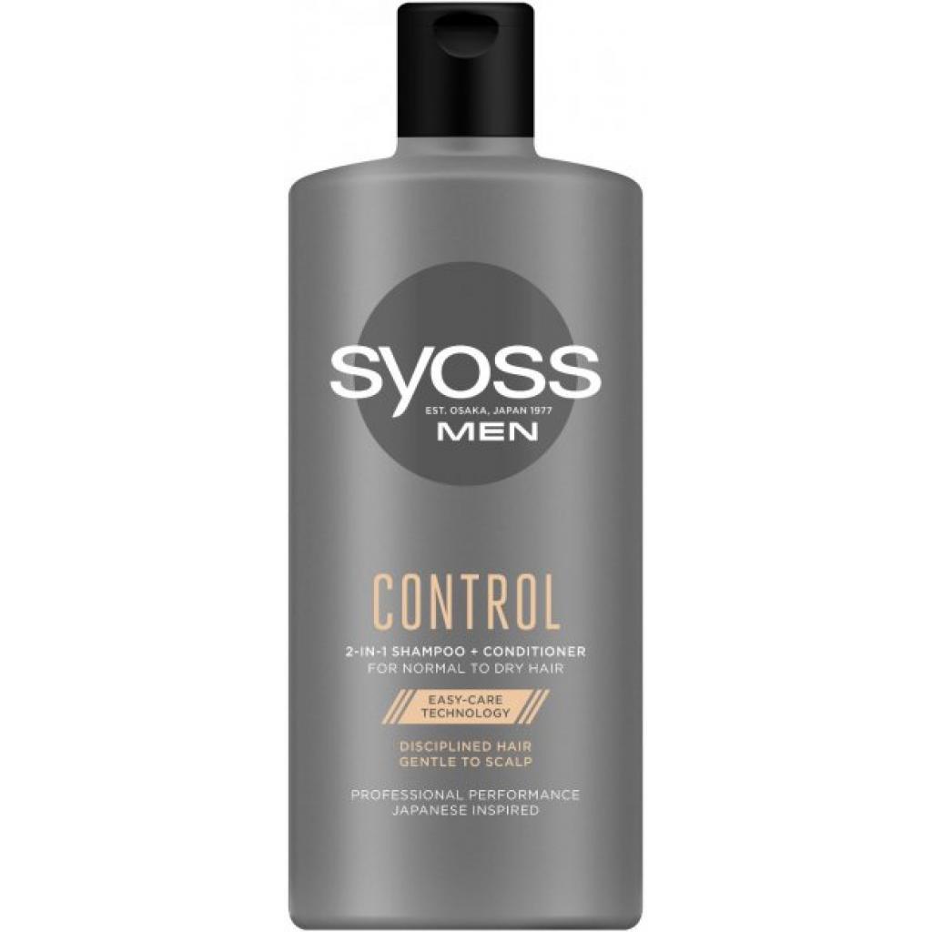 Шампунь Syoss Men Control для нормального та сухого волосся 440 мл (9000101277357) - зображення 1