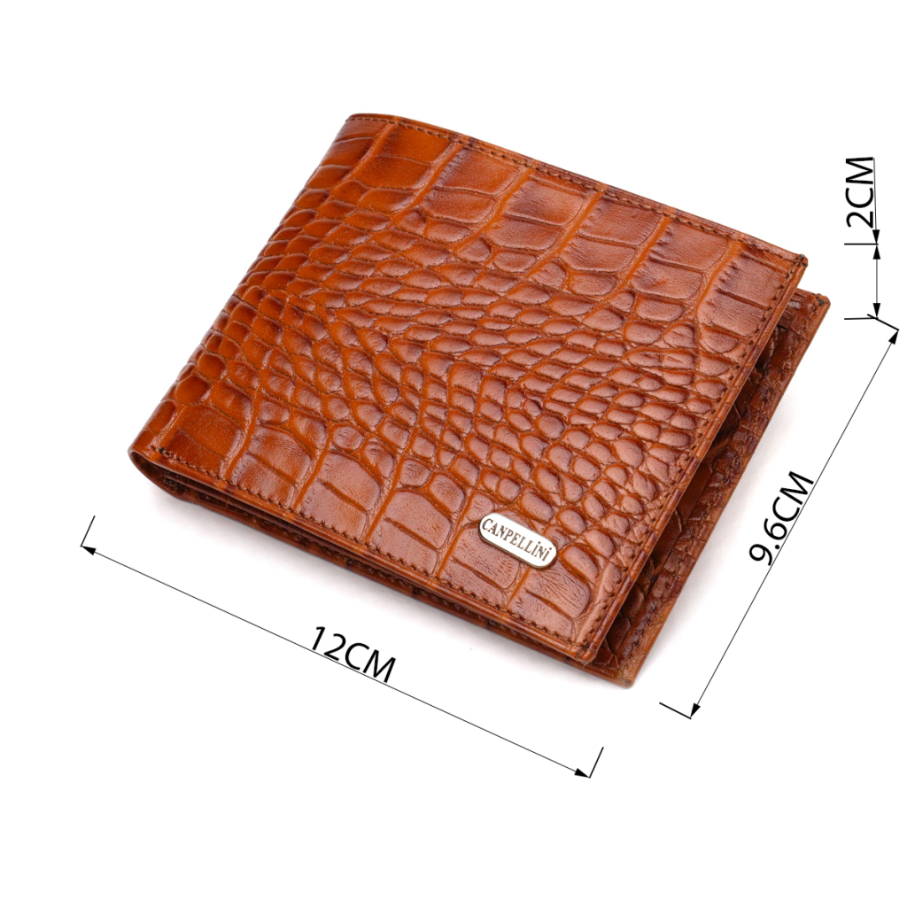 Гаманець Canpellini З натуральної шкіри Коричневий (21574) - зображення 3