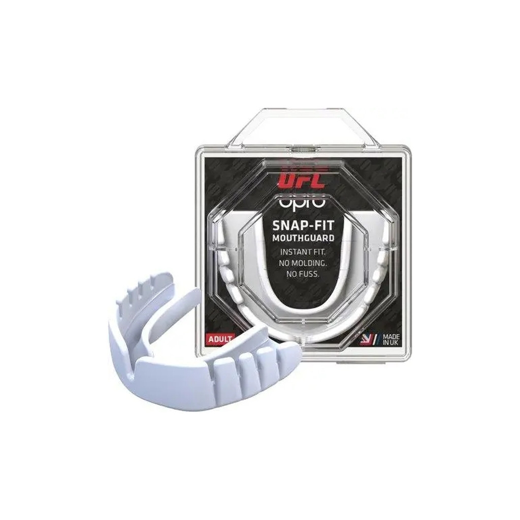 Капа Opro Snap-Fit UFC White 002263002 (SN_JR_UFC_White) - зображення 8