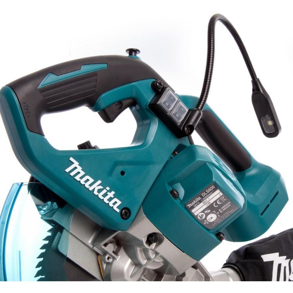 Торцювальна пила Makita LXT, 165мм (без АКБ и БП) (DLS600Z) - изображение 6