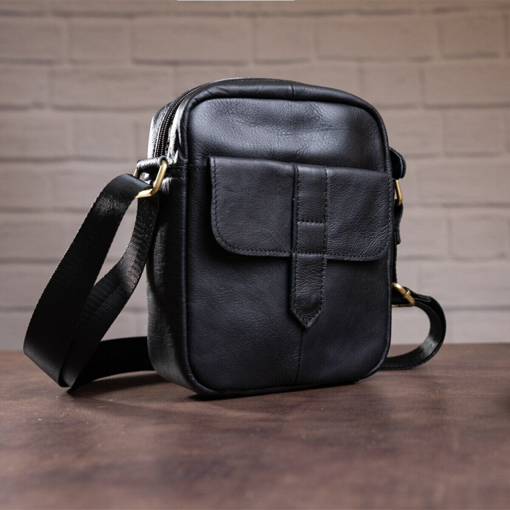 Сумка Vintage Флотар Чорна (14721) - зображення 5