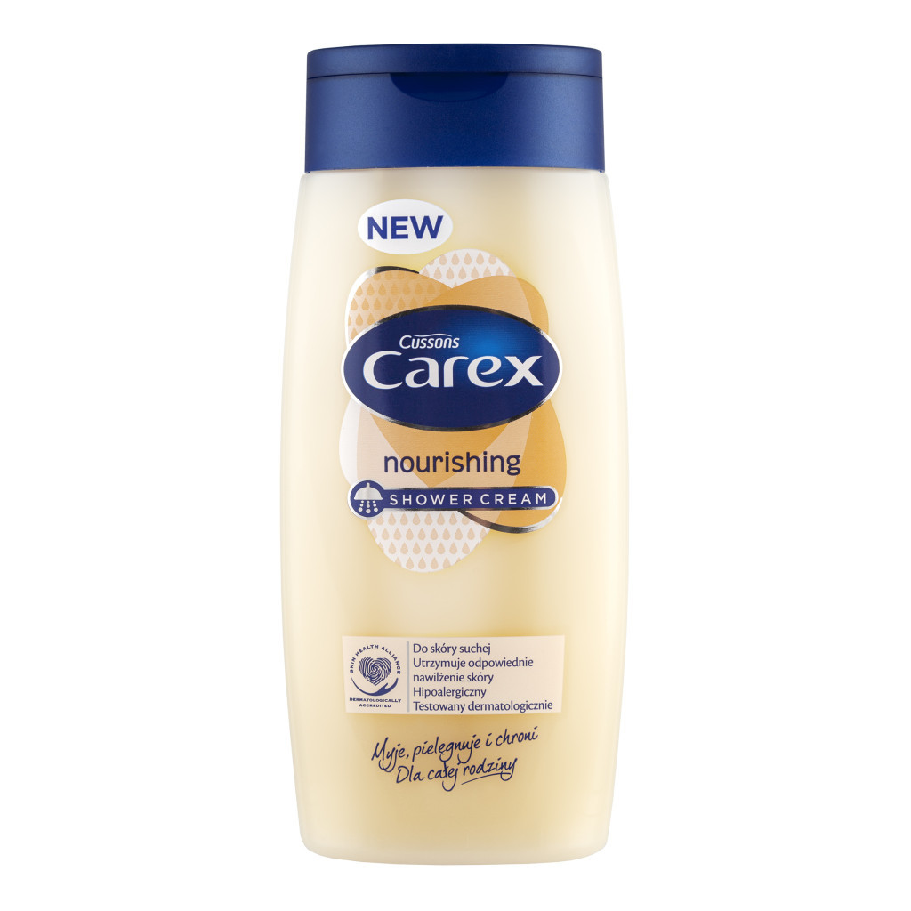 Гель для душу Carex Nourishing 500 мл (5900998006525) - зображення 1