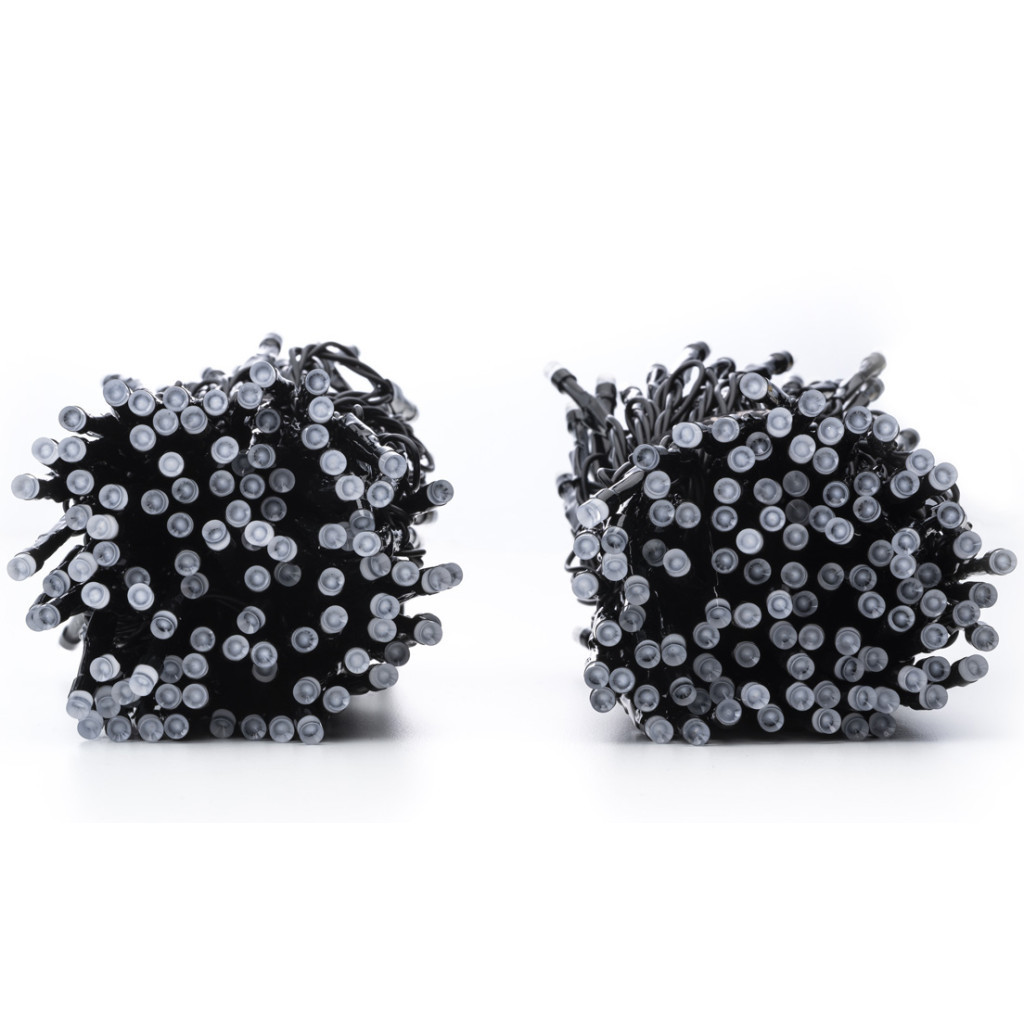 Гірлянда Twinkly Smart LED Strings RGB 400, BT+WiFi, Gen II, IP44 кабель чор (TWS400STP-BEU) - зображення 3