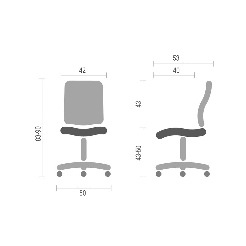 Офісне крісло Аклас Іві TILT Помаранчевий (Оранжевый) (10052469) - зображення 5