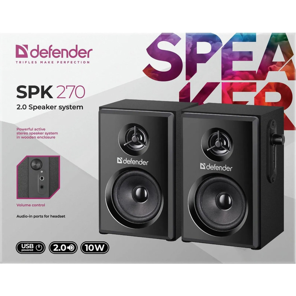 Акустична система Defender SPK 270 USB Black (65270) - зображення 7