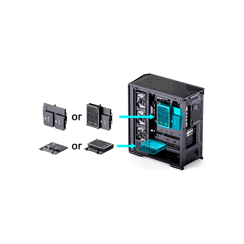 Корпус JONSBO D400 Black - зображення 9