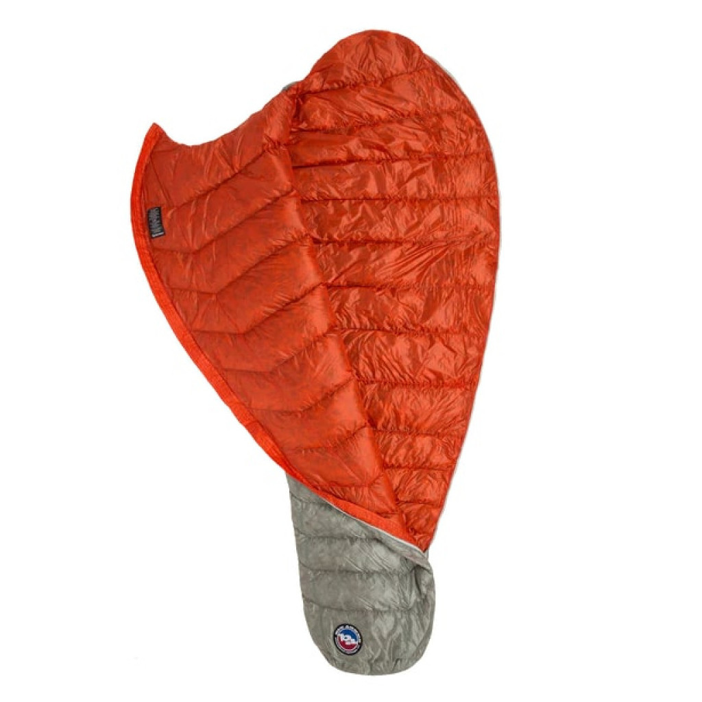 Спальний мішок Big Agnes Pluton UL 40 (850 DownTek) Regular gray/pumpkin - Left Zip (021.0180) - зображення 3