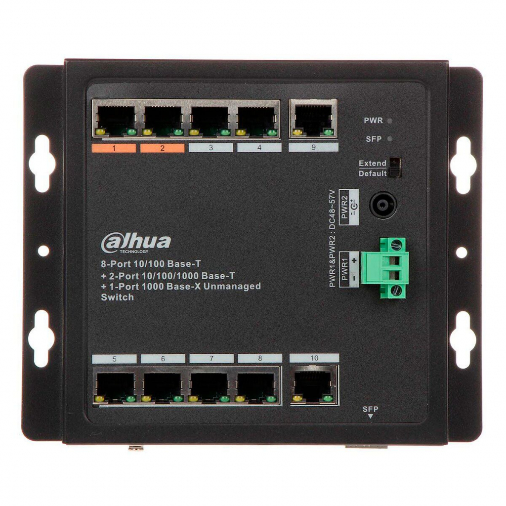 Комутатор мережевий Dahua DH-PFS3111-8ET-96-F - зображення 1
