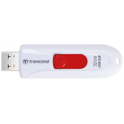 USB флеш накопичувач Transcend 32GB JetFlash 590 White USB 2.0 (TS32GJF590W) - зображення 2