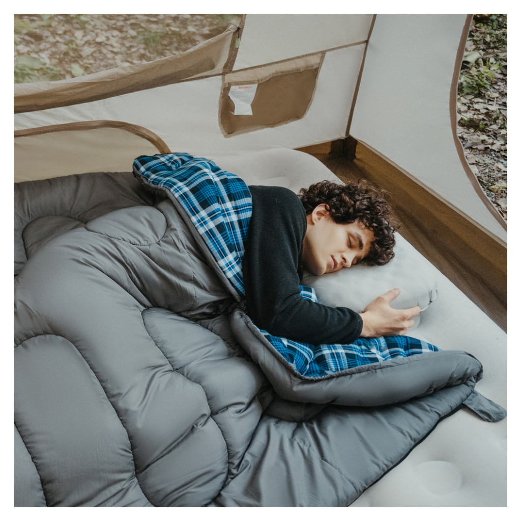 Спальний мішок Naturehike з капюшоном Clear Sky CNK2450WS042, сірий (6927595792049) - зображення 6