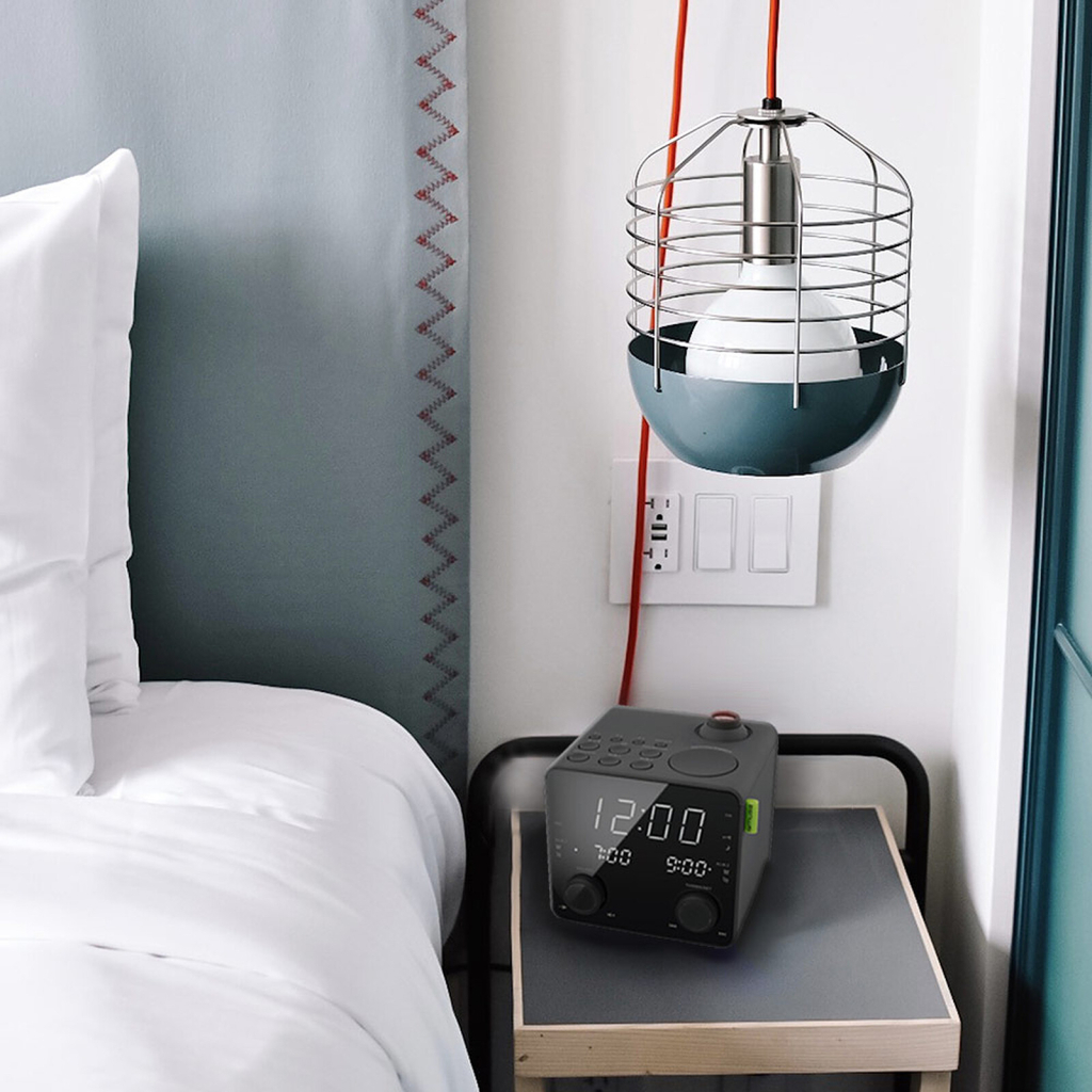 Настільний годинник Muse Радіо-годинник з USB та проекцією (M-189 P) - зображення 6