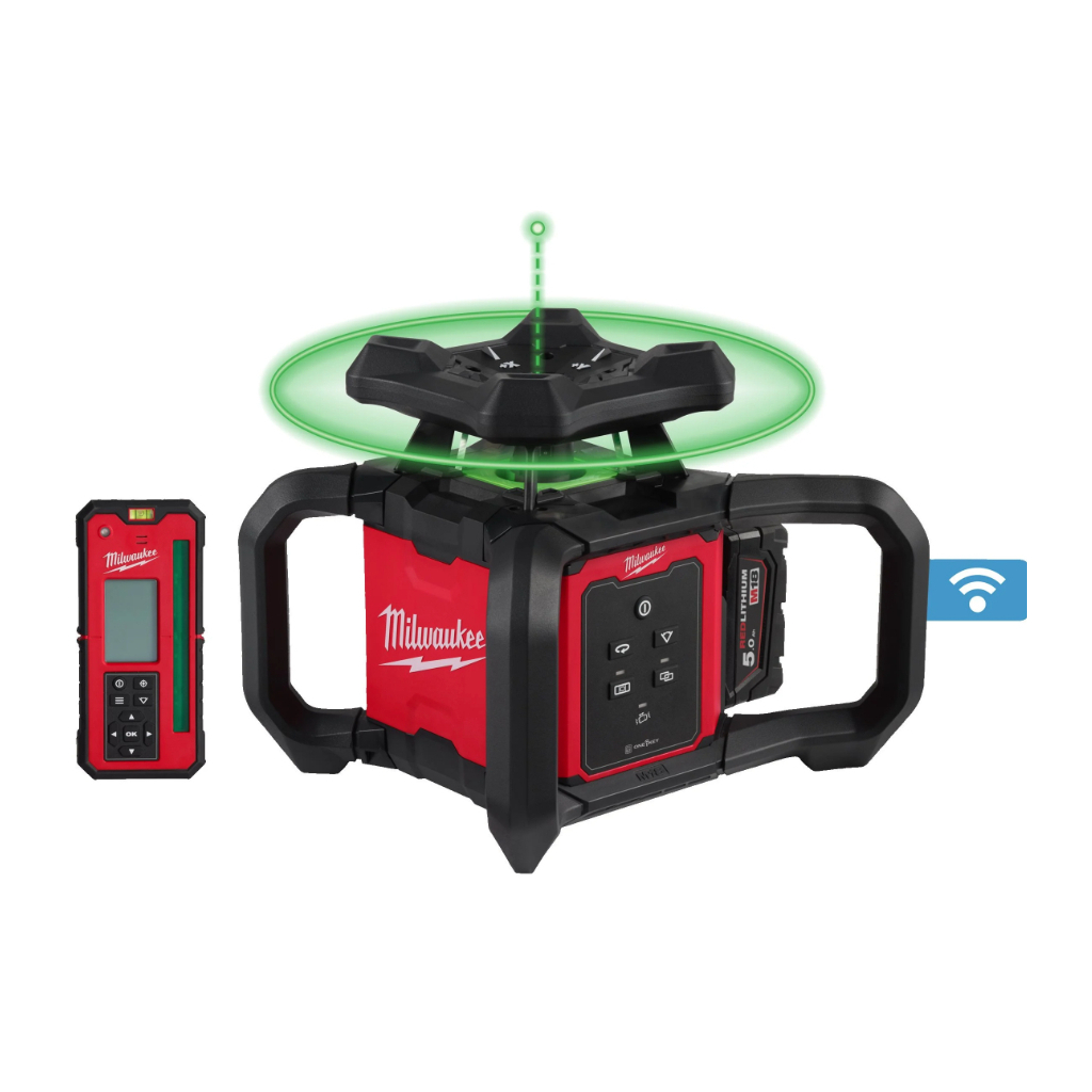Лазерний нівелір Milwaukee ротаційний M18 RLOHVG300-501C 300M, 5Ah (4933493194) - зображення 1