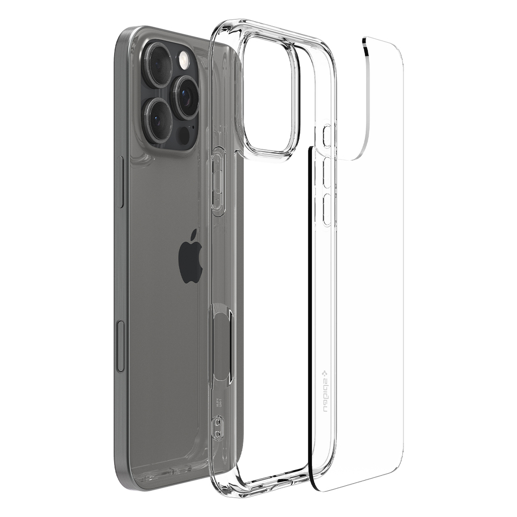 Чохол до мобільного телефона Spigen iPhone 16 Pro Max Ultra Hybrid Crystal Clear (ACS07992) - зображення 6