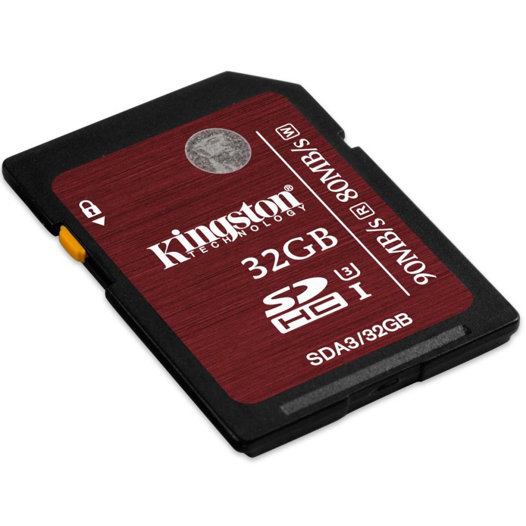 Карта пам'яті Kingston 32GB UHS-I Class3 (SDA3/32GB) - зображення 2