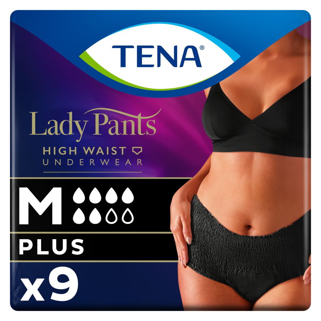 Підгузки для дорослих Tena Lady Pants Plus M для жінок Medium 9 шт Black (7322541130637) - зображення 1