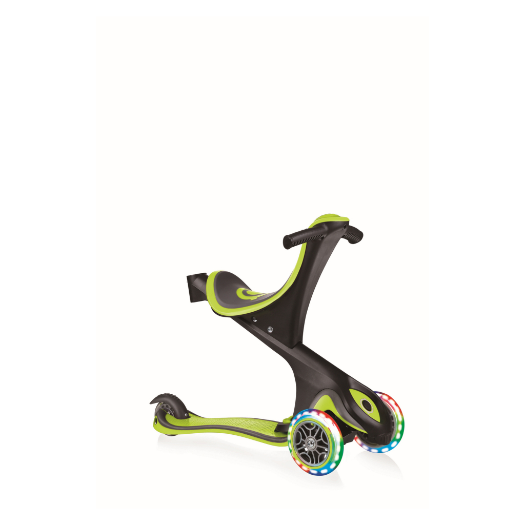Самокат Globber EVO COMFORT LIGHTS 5 в 1 Зелений (459-106) - зображення 6