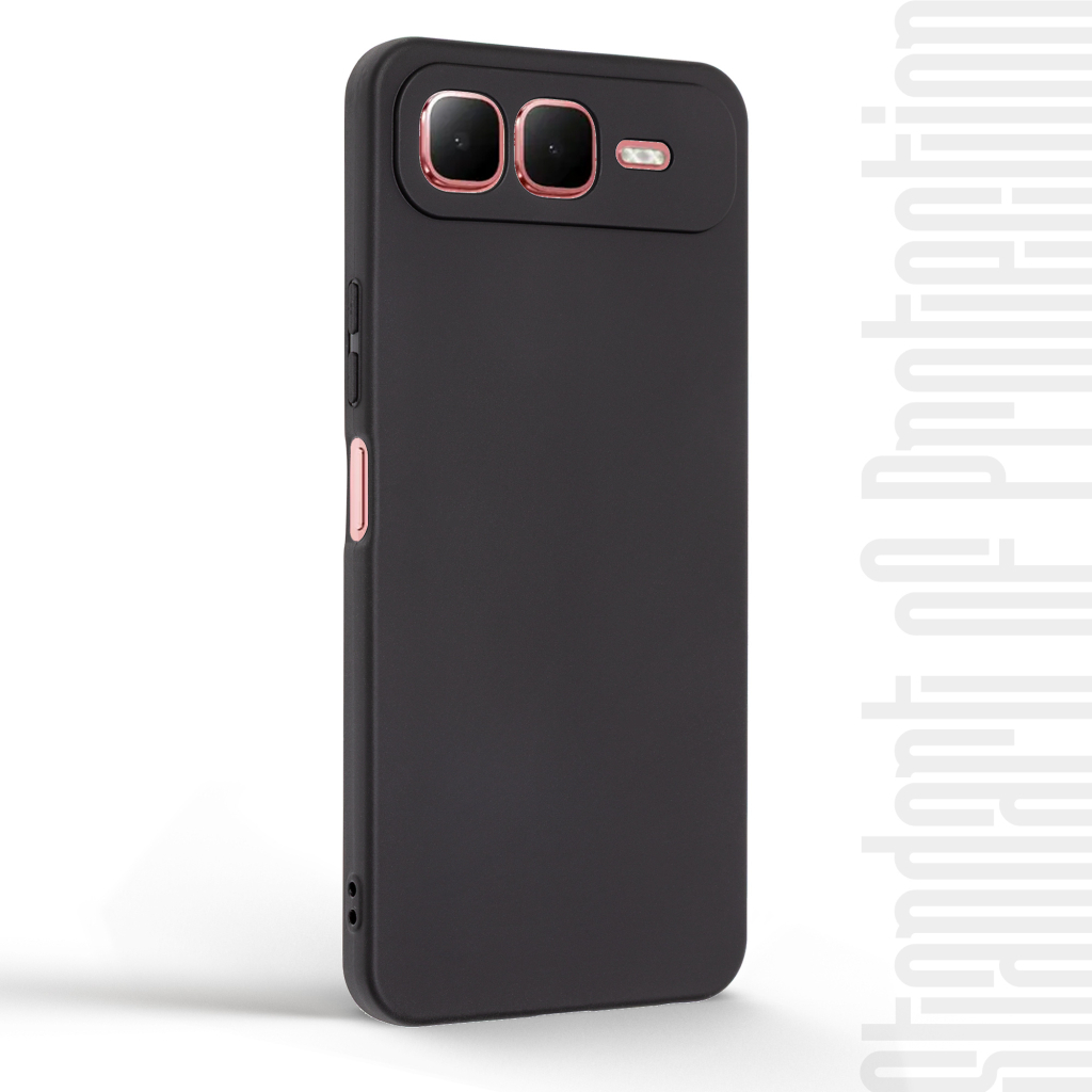 Чохол до мобільного телефона Armorstandart Matte Slim Fit Infinix Smart 10 Plus 4G Black (ARM87993) - зображення 2