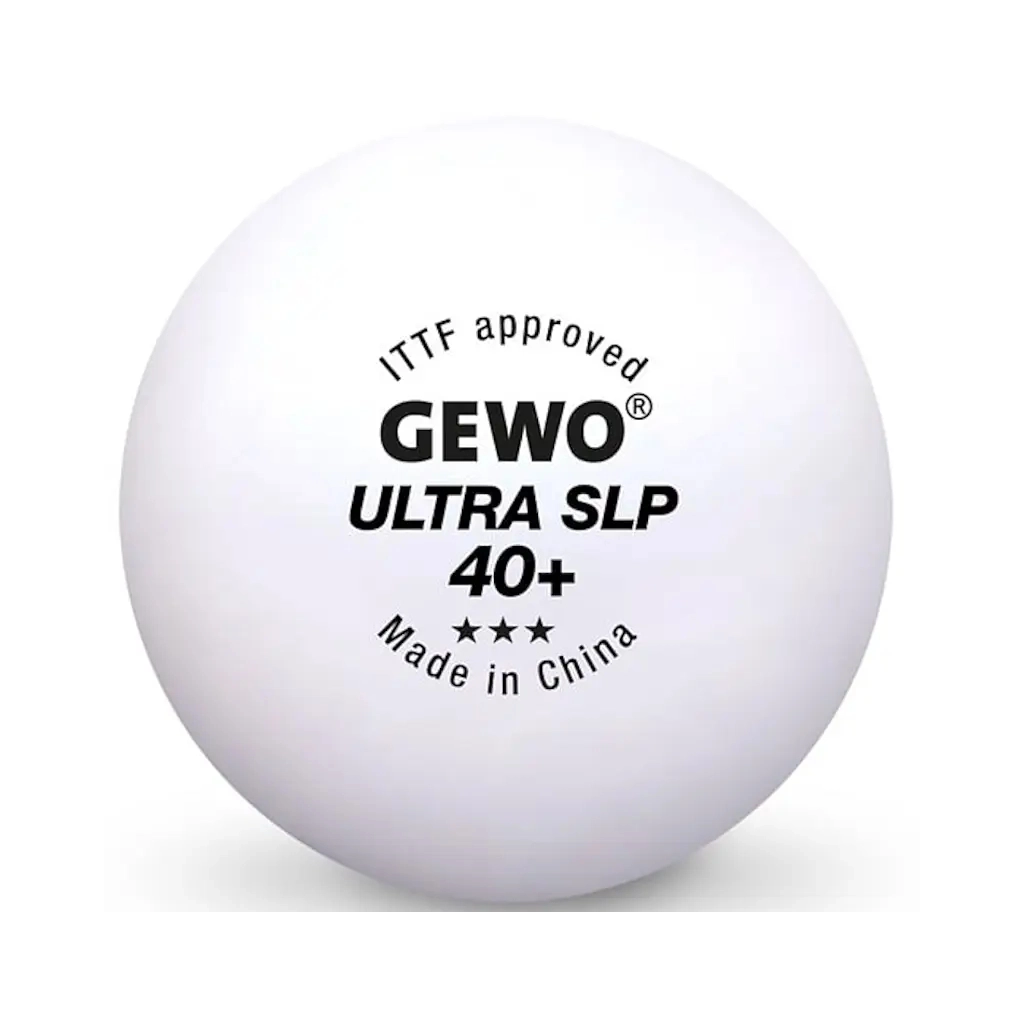 М'ячик для настільного теніса Gewo Ultra SLP 40+ ITTF 6 шт (81351200) (931057) - изображение 1