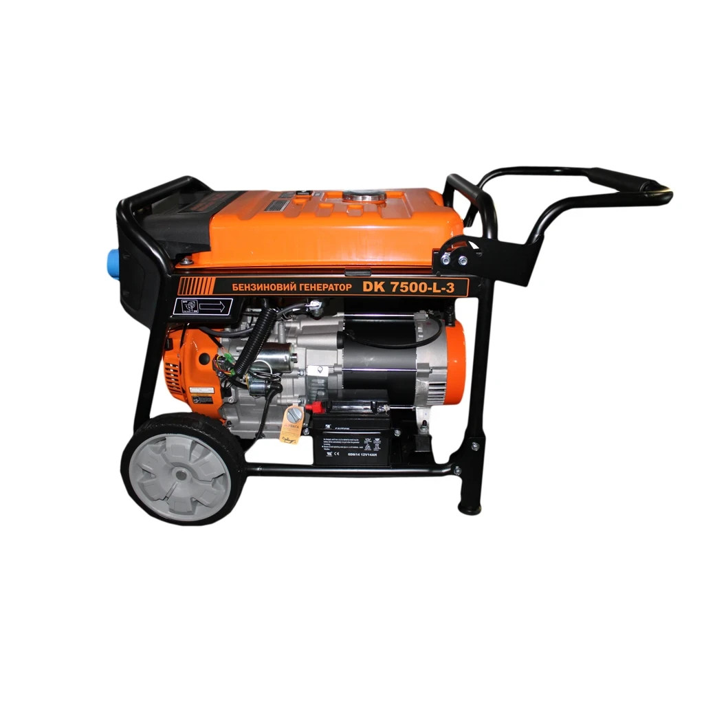 Генератор GTM DK7500-L-3 7,5kW(макс)/7,0kW(ном), 380V бенз., АВР - зображення 3