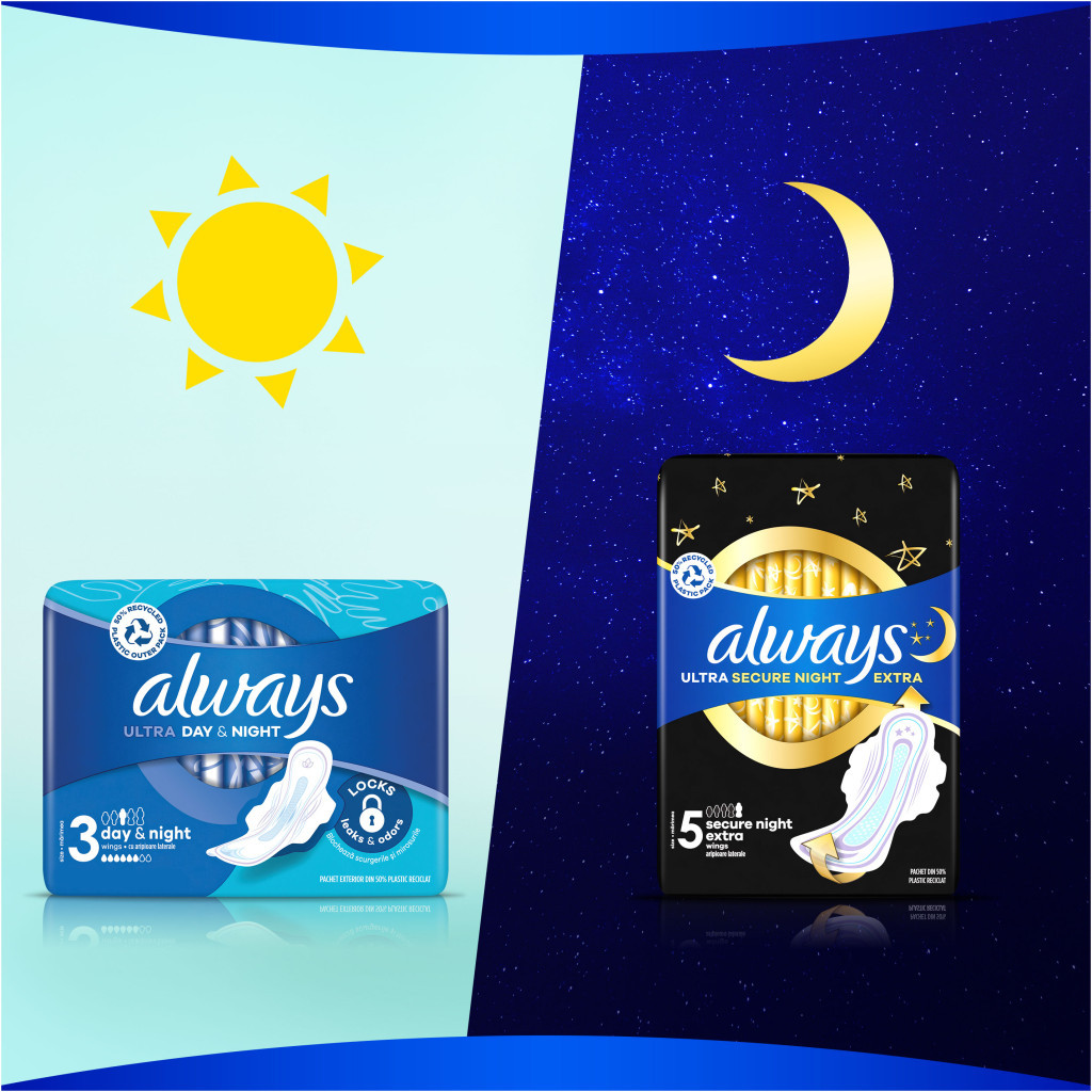 Гігієнічні прокладки Always Ultra Day&Night (Розмір 3) 14 шт. (4015400032328) - зображення 7