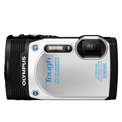 Цифровий фотоапарат Olympus TG-850 White (Waterproof - 10m; iHS) (V104150WE000) - зображення 2