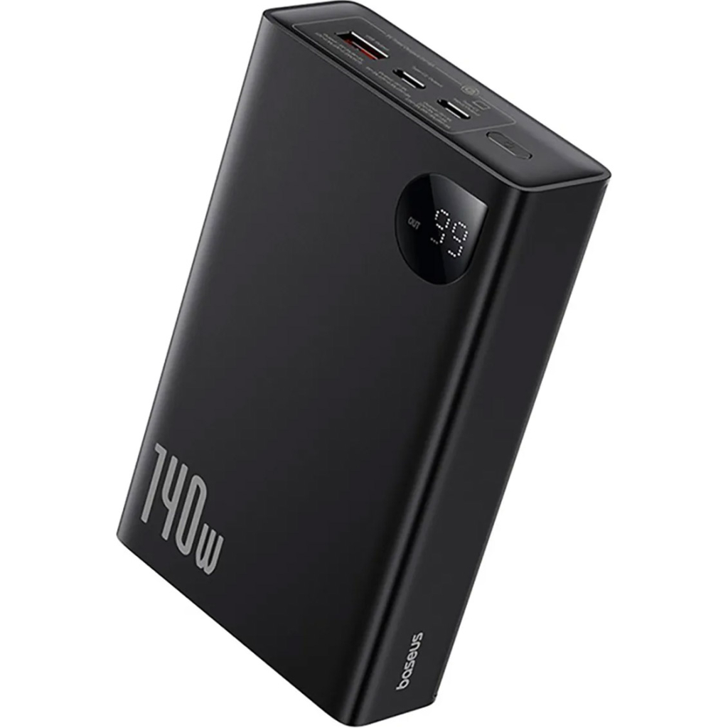 Батарея універсальна Baseus Adaman Metal Digital Display 24000mAh 140W, Black (P10021508113-00) (P10021507112-02) - зображення 2